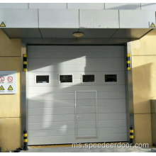 Pintu overhead keratan perindustrian moden